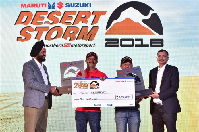 Aabhishek Mishra wins the 2018 Desert Storm